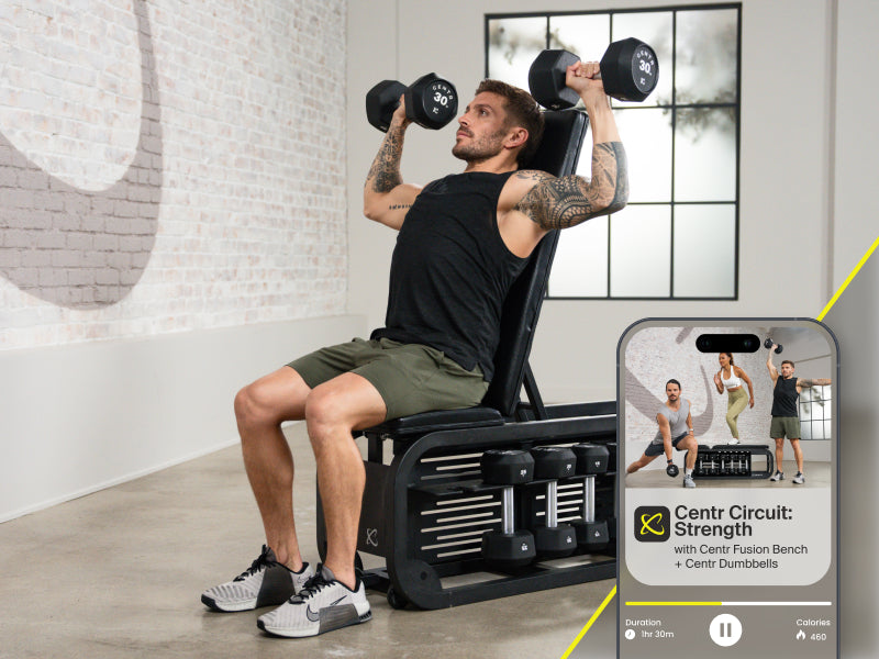 Centr Smart Stack 5-50 Adjustable Dumbbell (Pair) with Stand