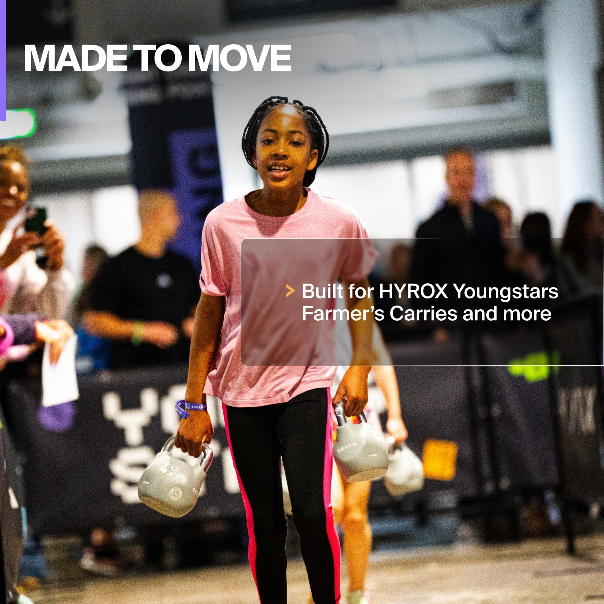 HYROX Competition Octo Kettlebell for Youngstars - Centrcentrllc