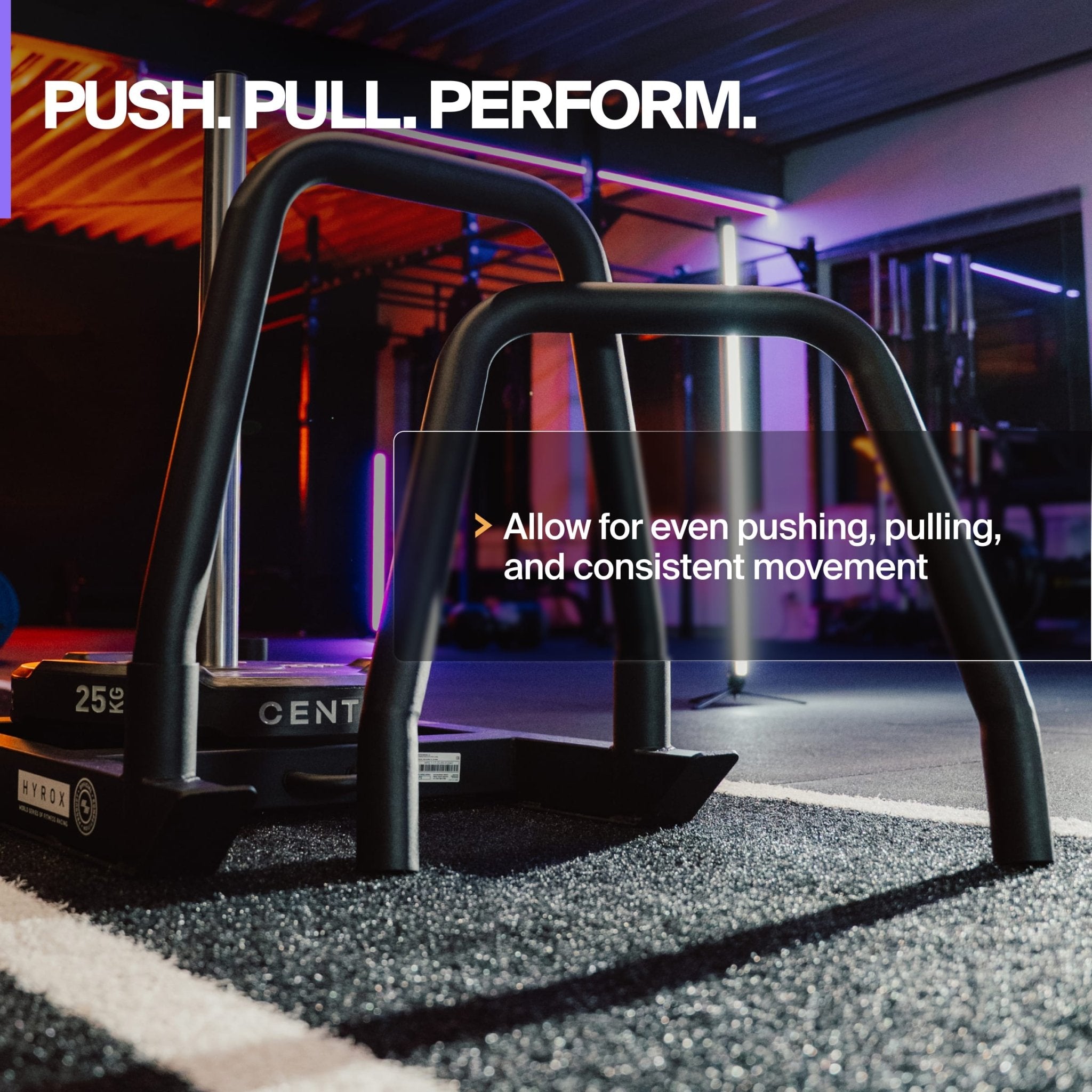 HYROX Competition Power Sled Frame Bar for Youngstars - Centrcentrllc