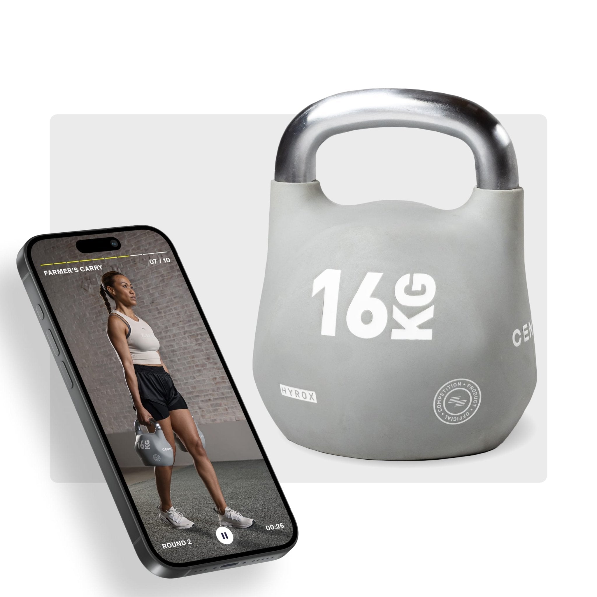 HYROX Kettlebell + Centr Coach Bundle - Centrcentrllc