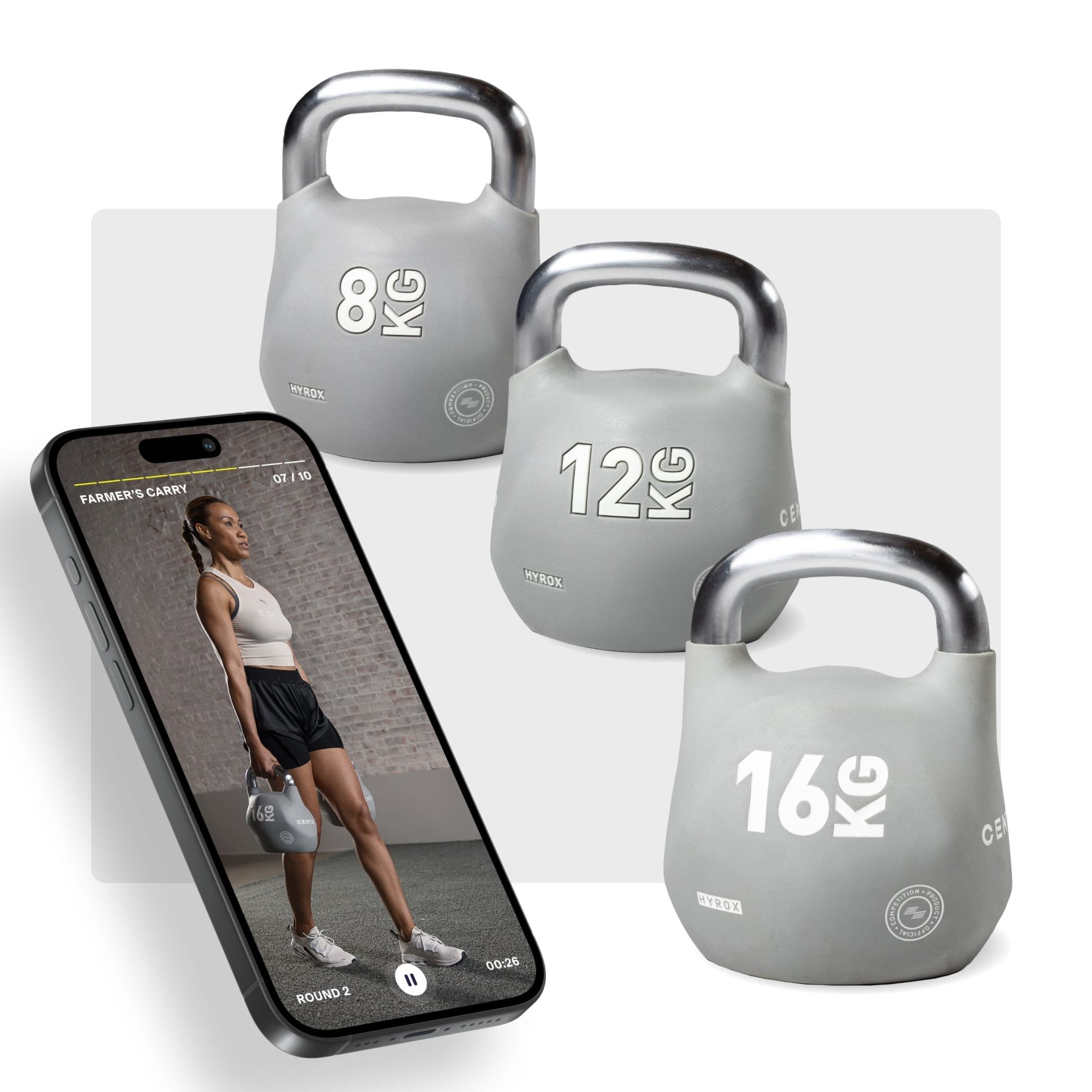 HYROX Kettlebell + Centr Coach Bundle - Centrcentrllc