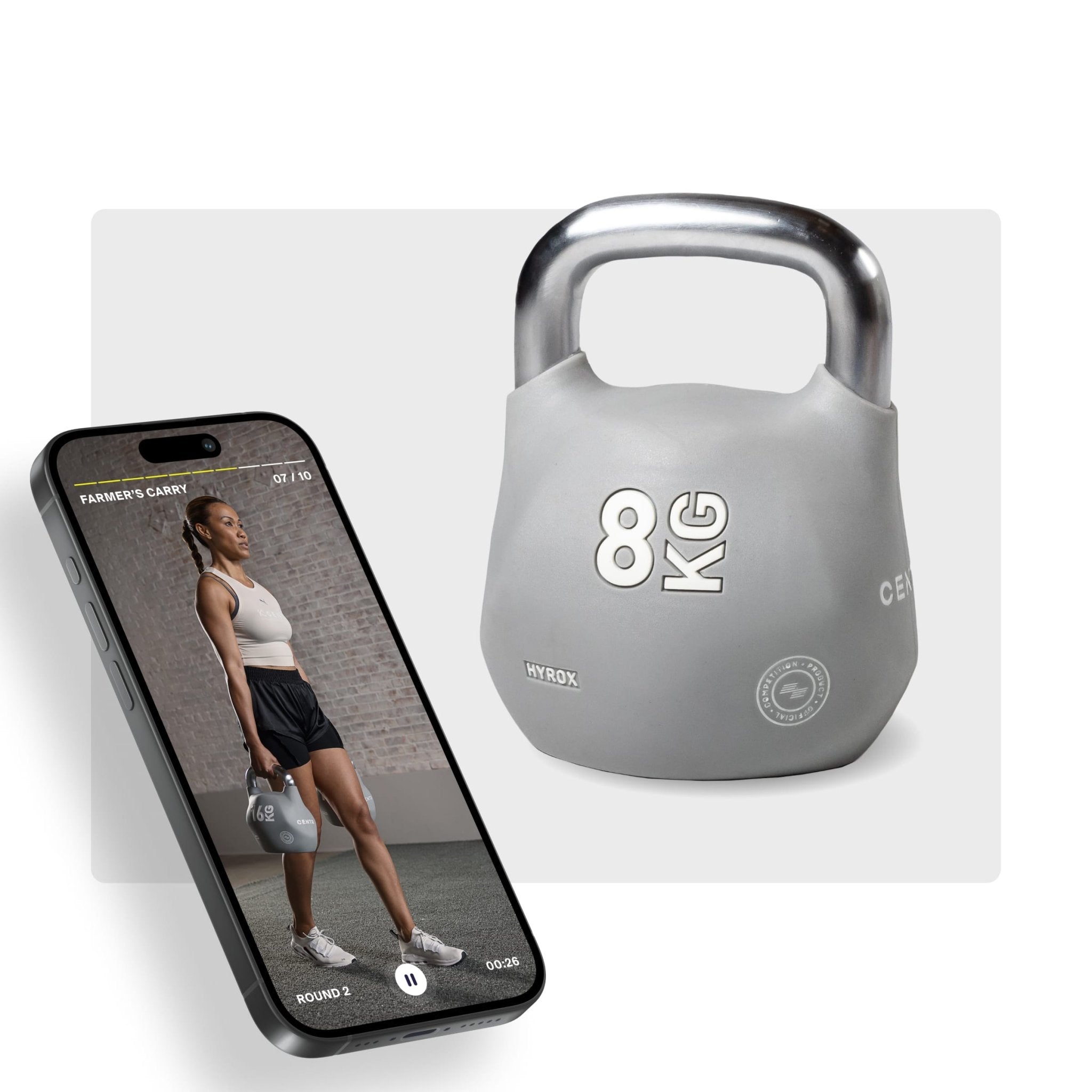 HYROX Kettlebell + Centr Coach Bundle - Centrcentrllc