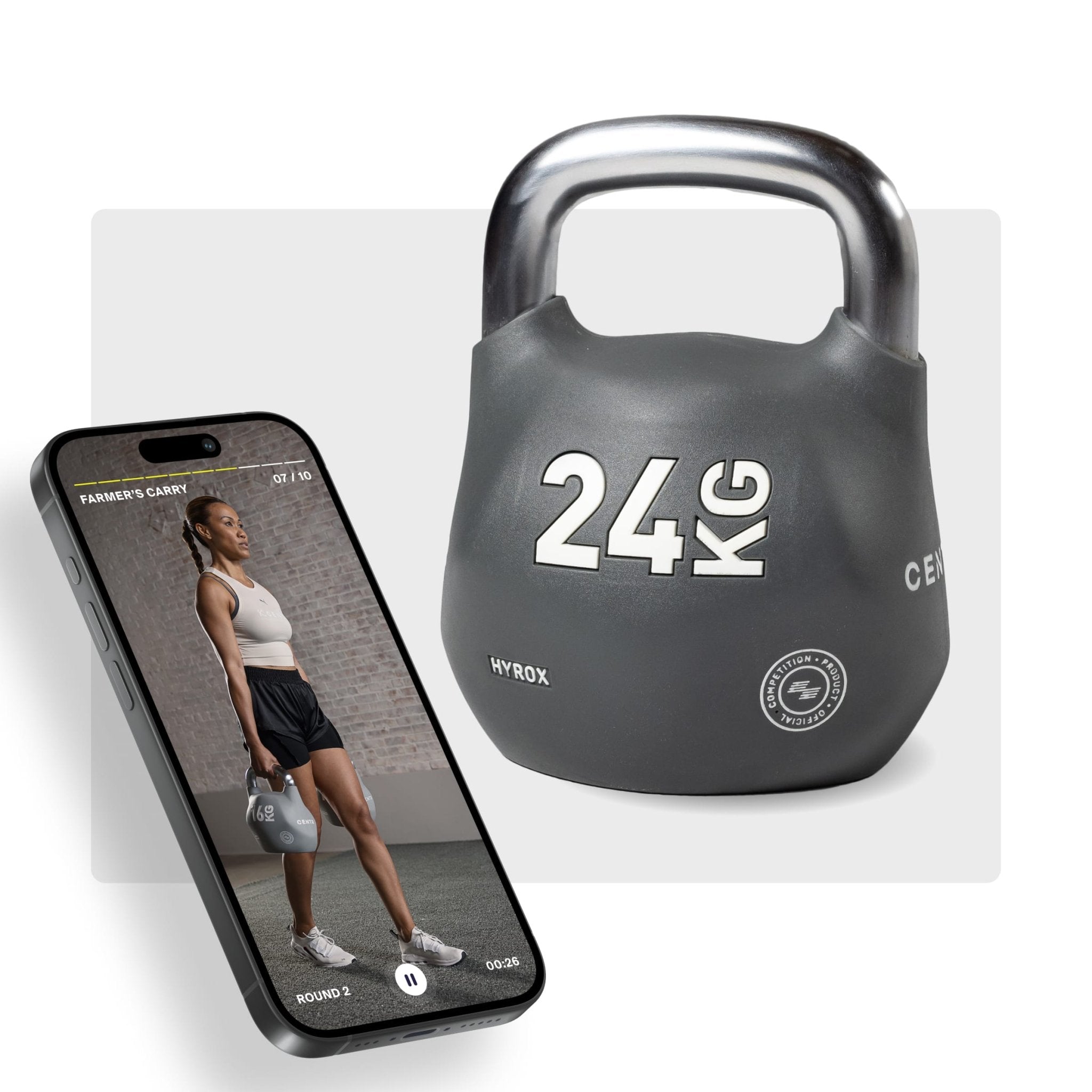 HYROX Kettlebell + Centr Coach Bundle - Centrcentrllc