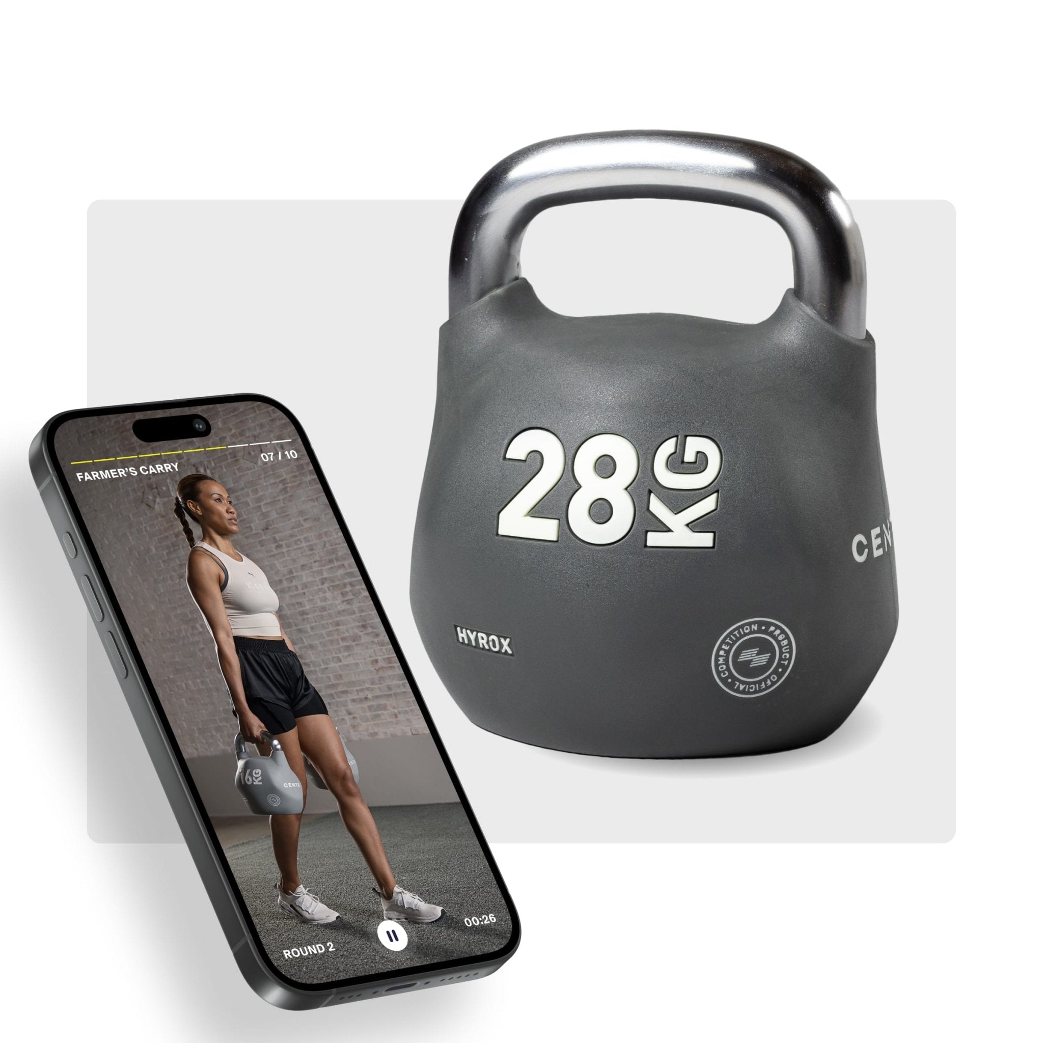 HYROX Kettlebell + Centr Coach Bundle - Centrcentrllc