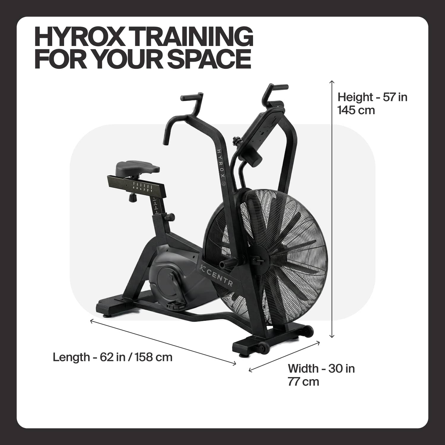 HYROX Perform Series Air Bike - Centrcentrllc