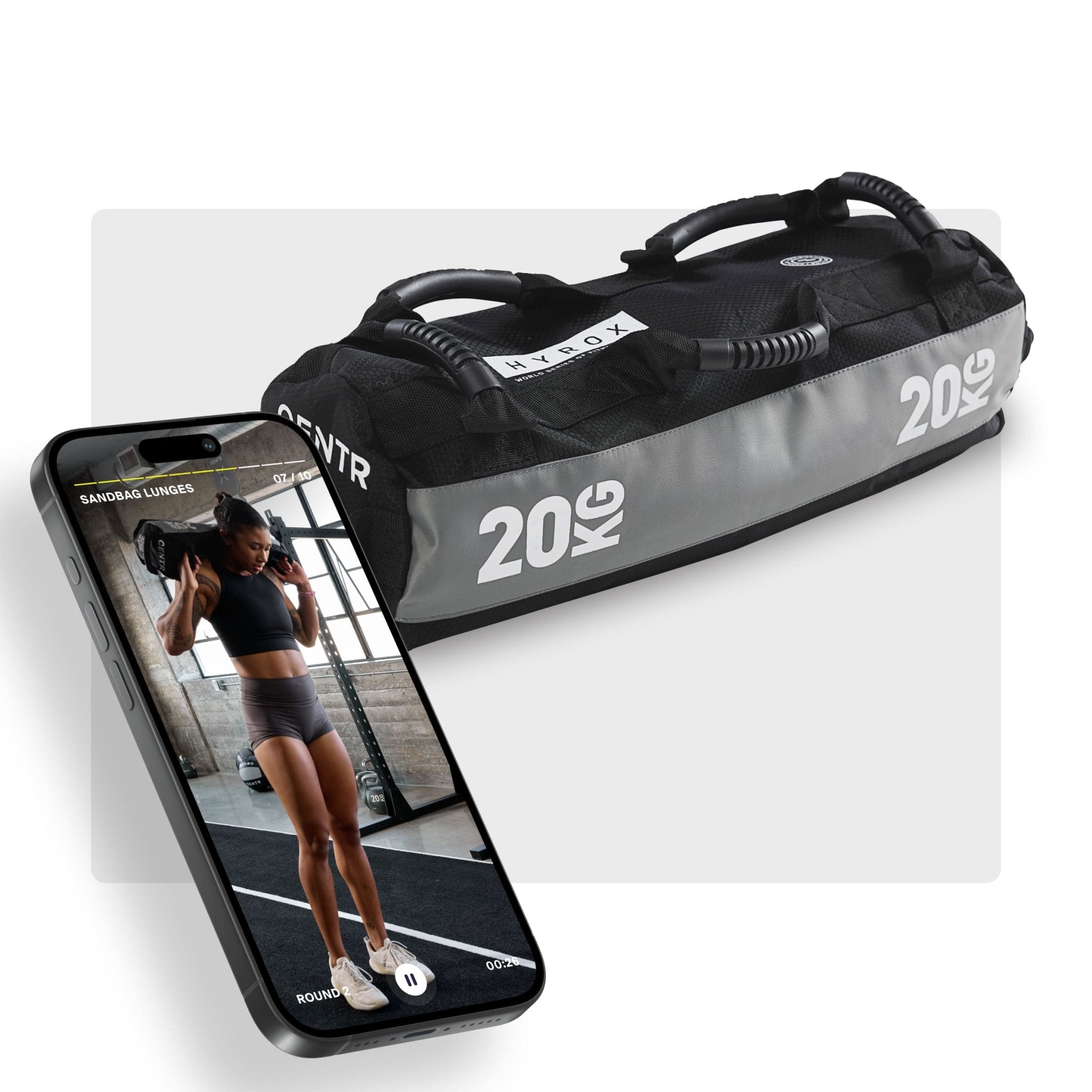 HYROX Sandbag + Centr Coach Bundle - Centrcentrllc
