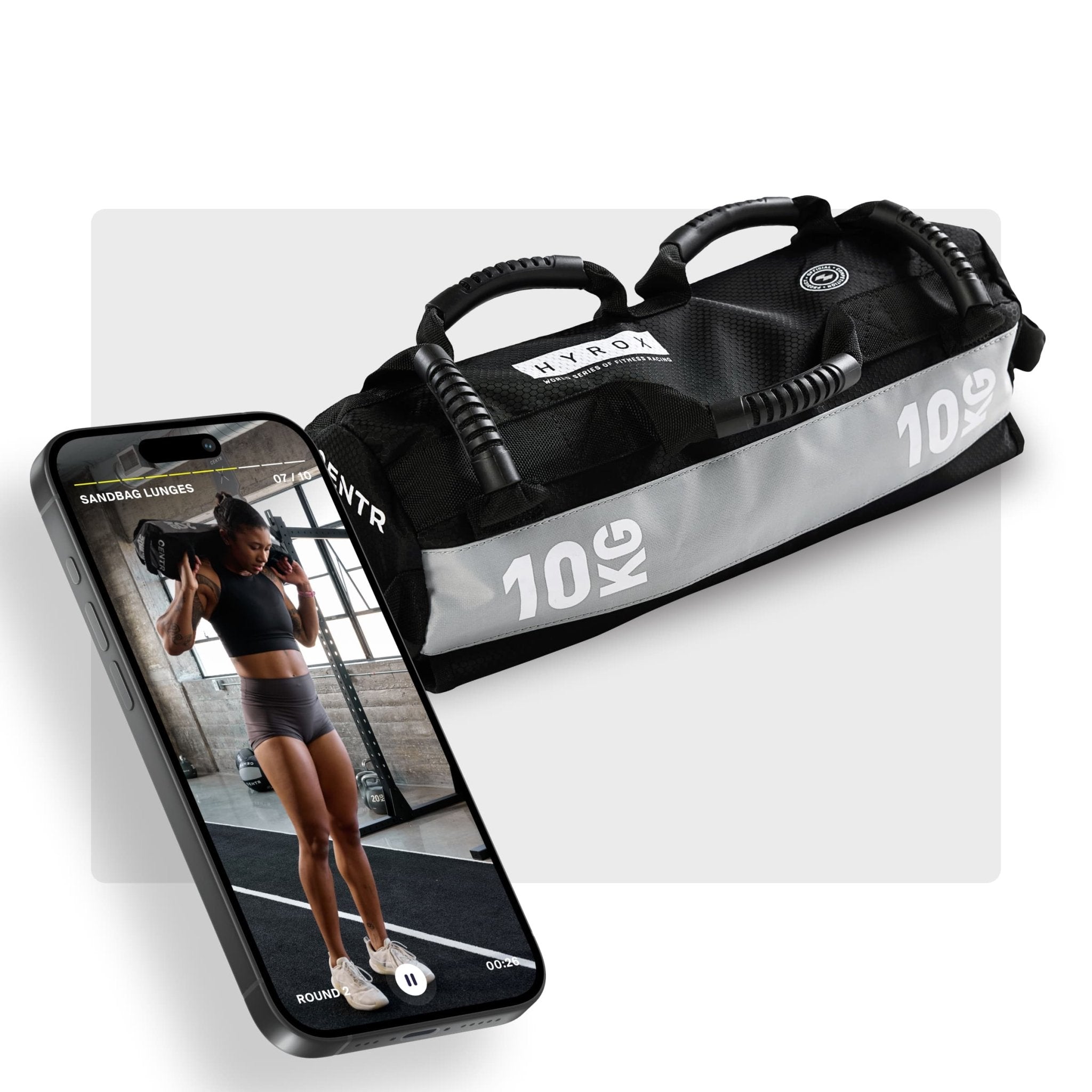 HYROX Sandbag + Centr Coach Bundle - Centrcentrllc