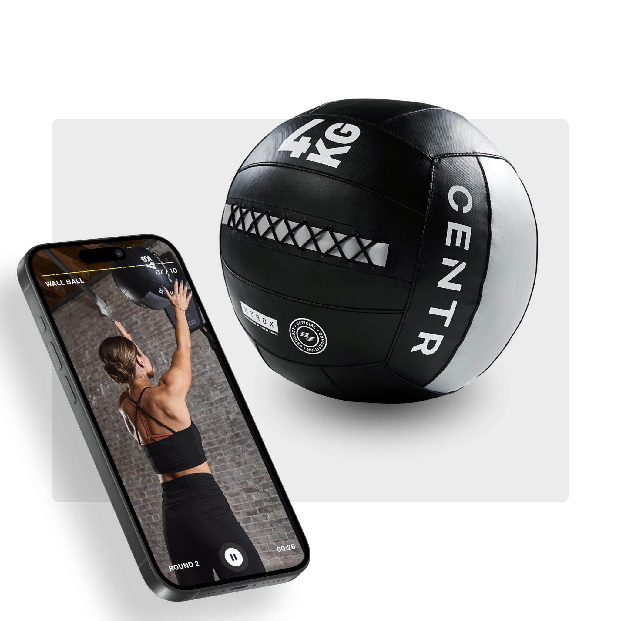 HYROX Wall Ball + Centr Coach Bundle - Centrcentrllc