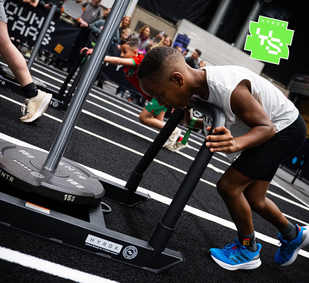 Youngstars HYROX athletes at an event