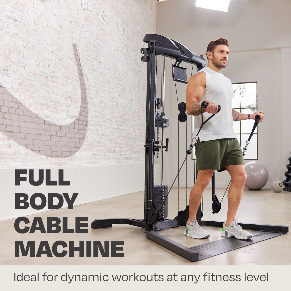 Centr Home Gym Functional Trainer — 160 lb Weight Stack