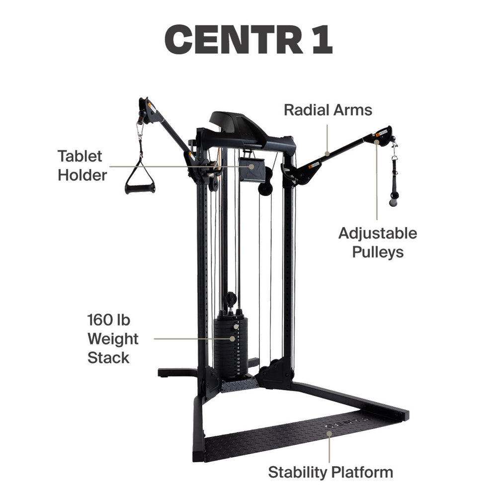 Centr 2 Home Gym Functional Trainer With Pull Up Bar Dual 165 Lb Stacks centr-2-home-gym-functional-trainer-with-pull-up-bar-dual-165-lb-stacks