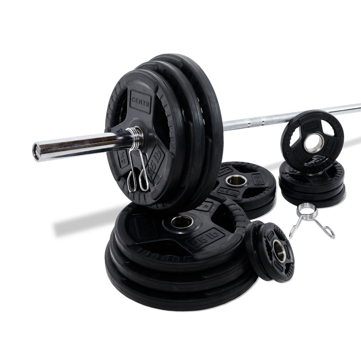 Centr 300 Lb Olympic Set with Bar - Centrcentrllc