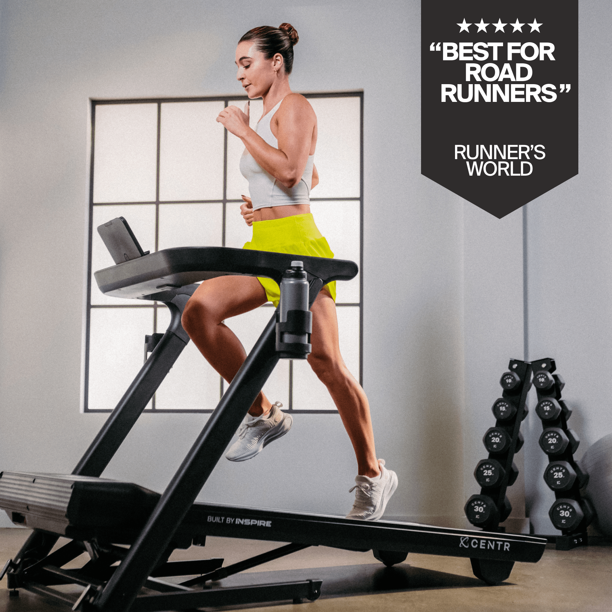 Centr Runr Folding Treadmill – Compact HP Motor Cloud Cushion