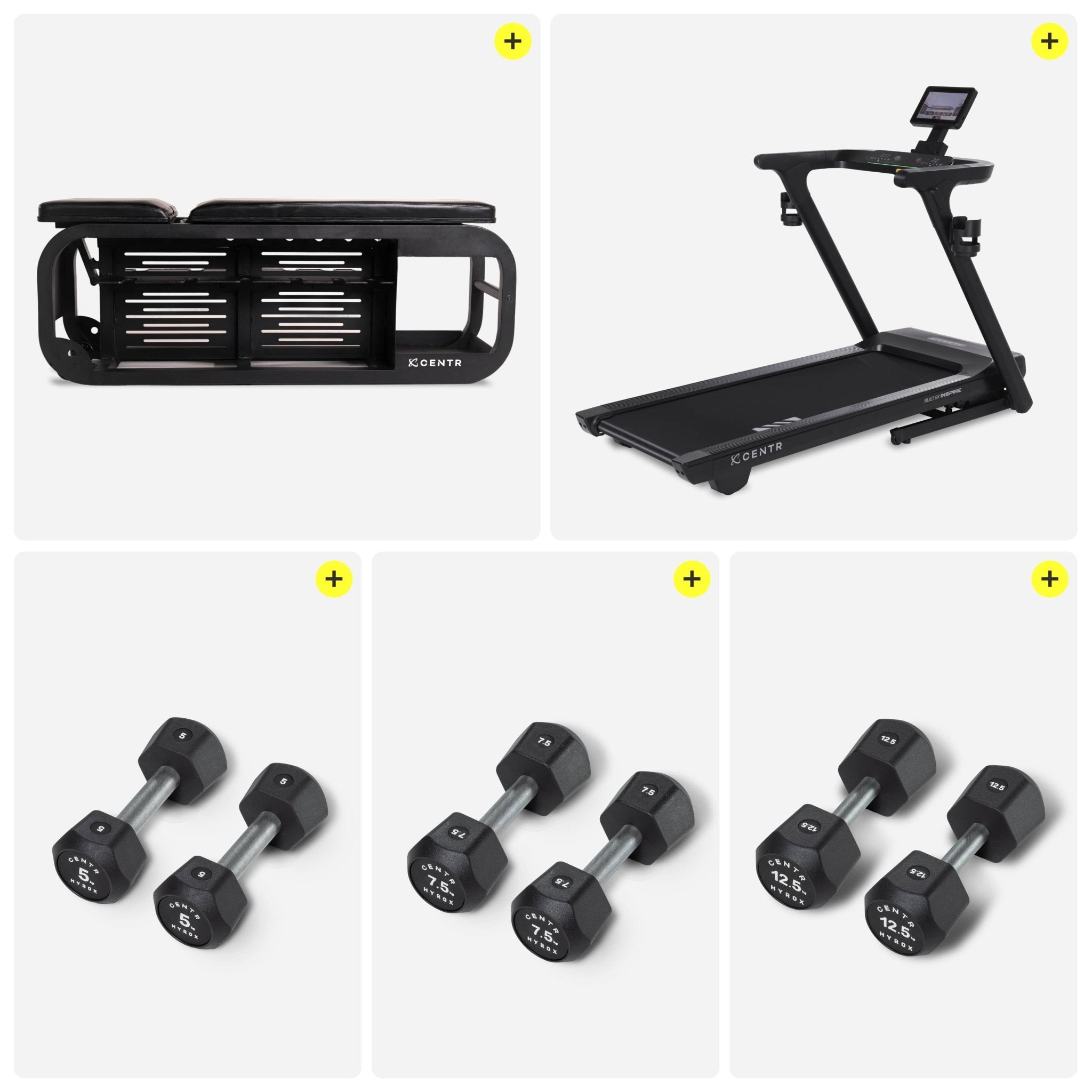 Dumbbell & Tread Hybrid Performance Bundle - Centrcentrllc