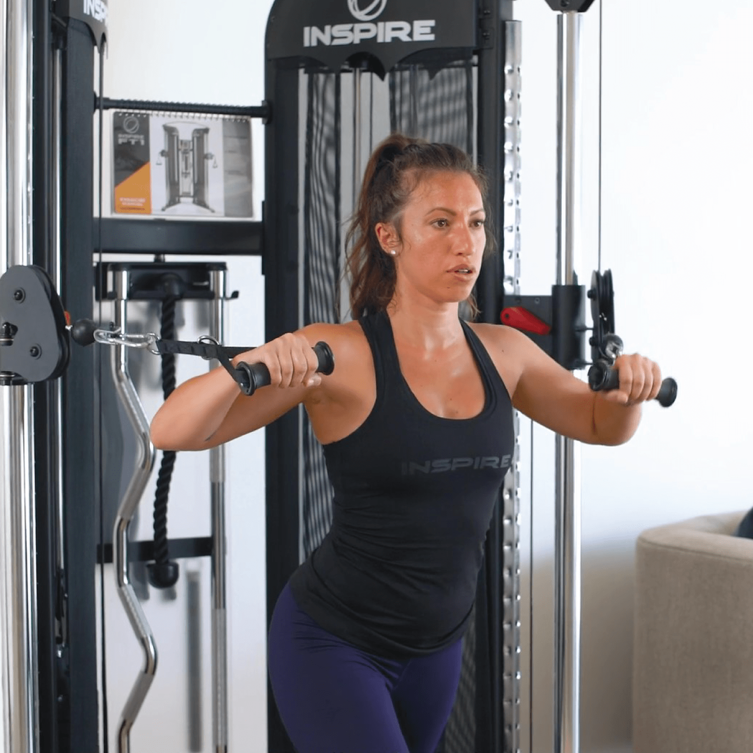 Inspire FT1 Functional Trainer | Smooth‐Glide Cable System | Centr