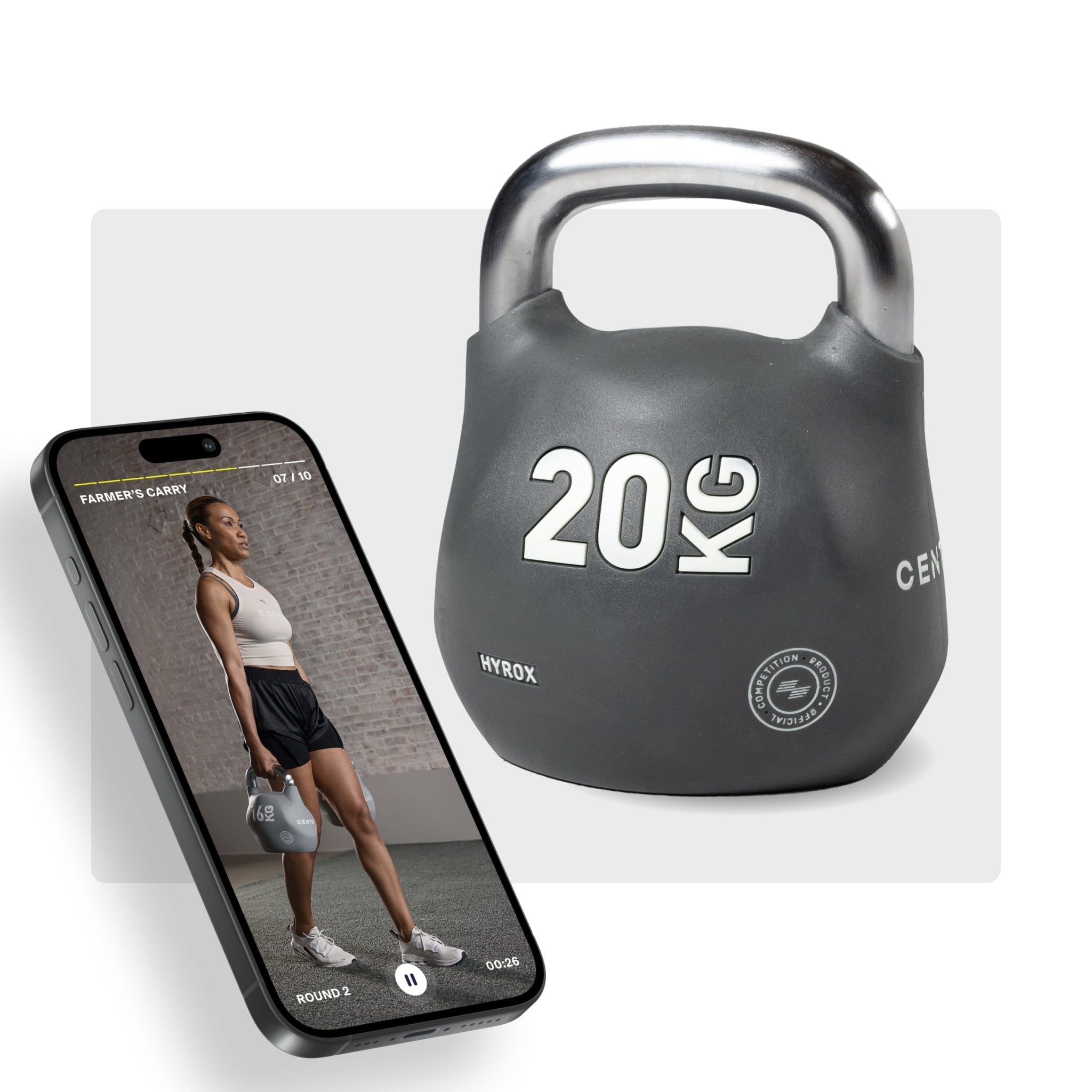 HYROX Kettlebell + Centr Coach Bundle - Centrcentrllc