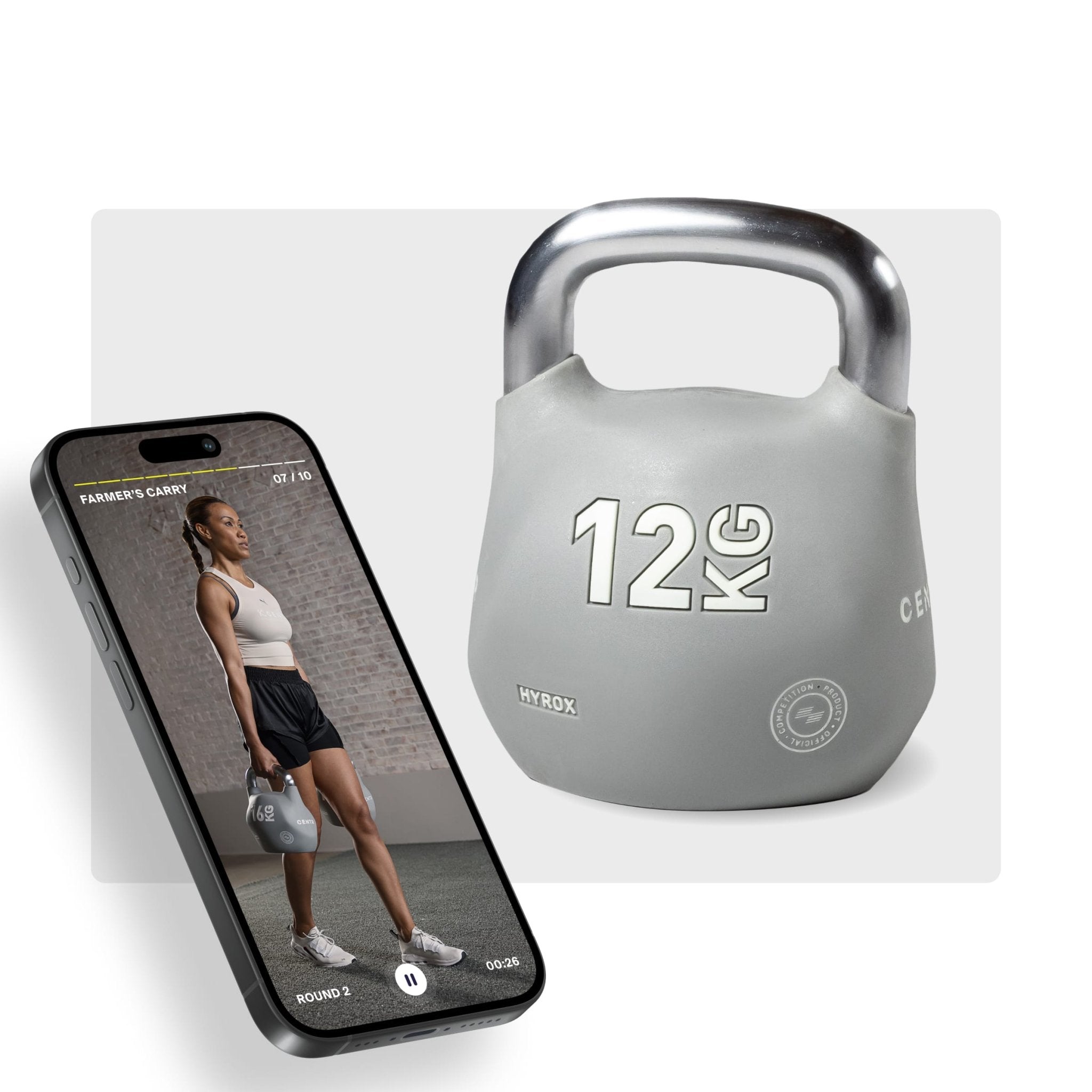 HYROX Kettlebell + Centr Coach Bundle - Centrcentrllc