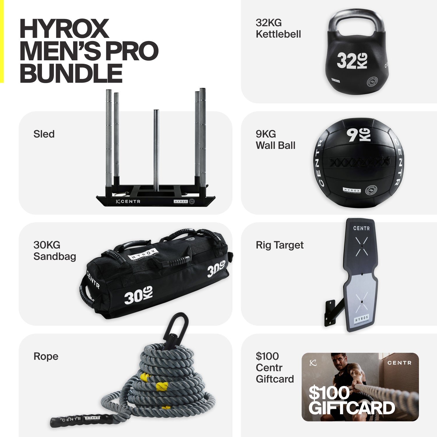 Hyrox Men's Pro Bundle - Centrcentrllc