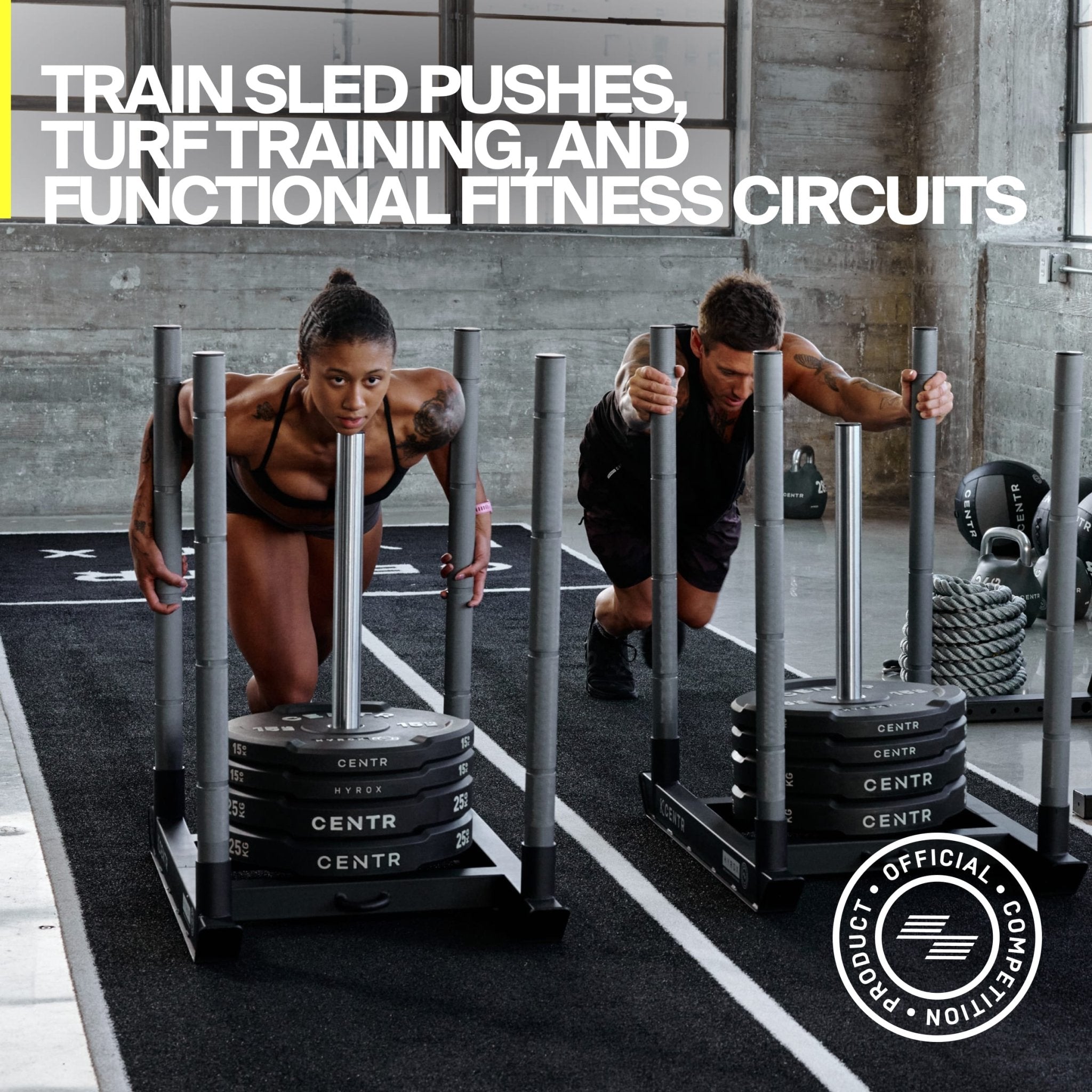 HYROX Power Sled + Centr Coach Bundle - Centrcentrllc