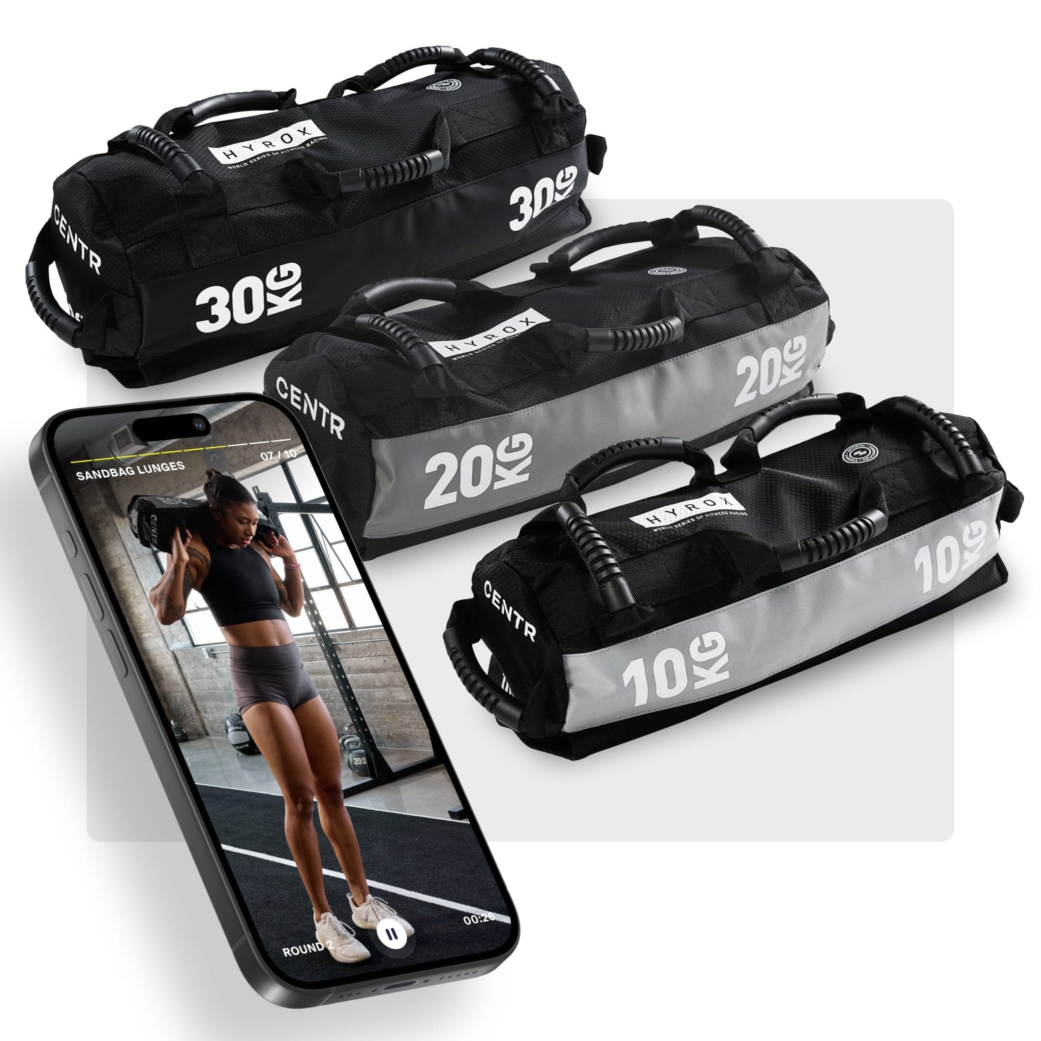 HYROX Sandbag + Centr Coach Bundle - Centrcentrllc