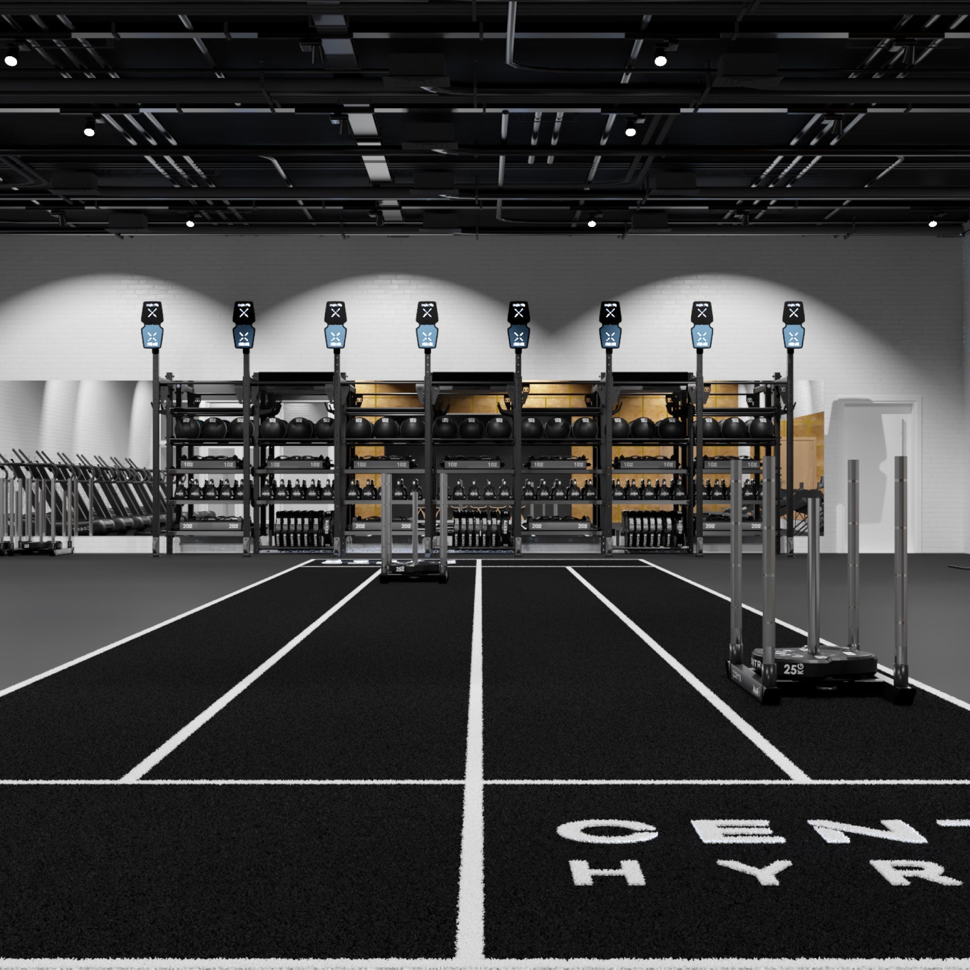 Hyrox Turf - 4 Lanes and End Zones - CentrCentr