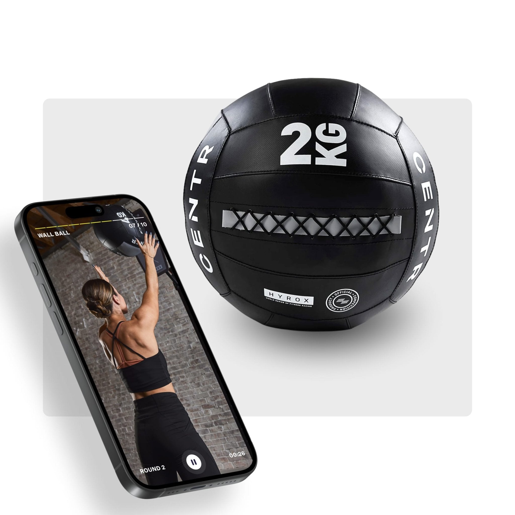 HYROX Wall Ball + Centr Coach Bundle - Centrcentrllc