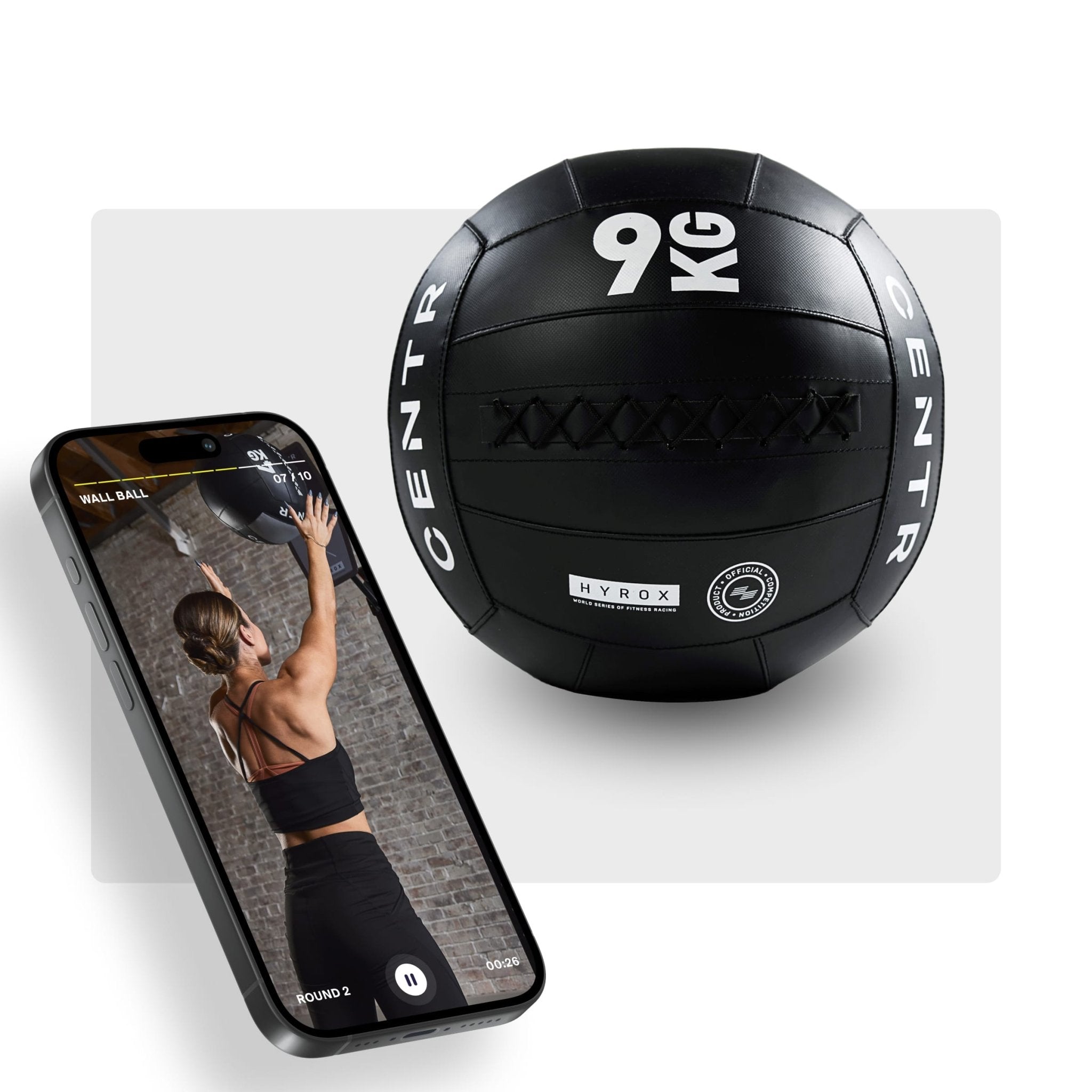 HYROX Wall Ball + Centr Coach Bundle - Centrcentrllc