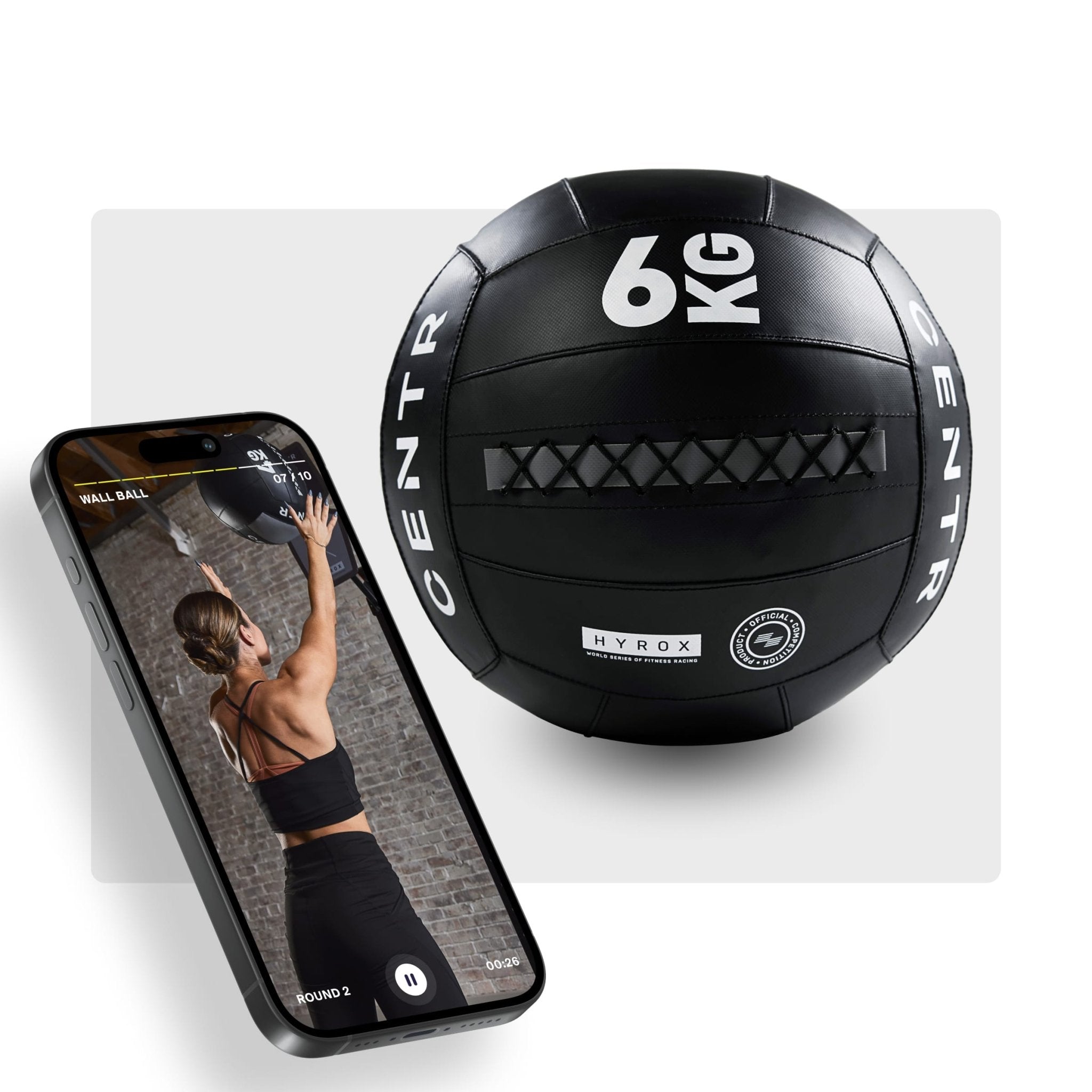 HYROX Wall Ball + Centr Coach Bundle - Centrcentrllc