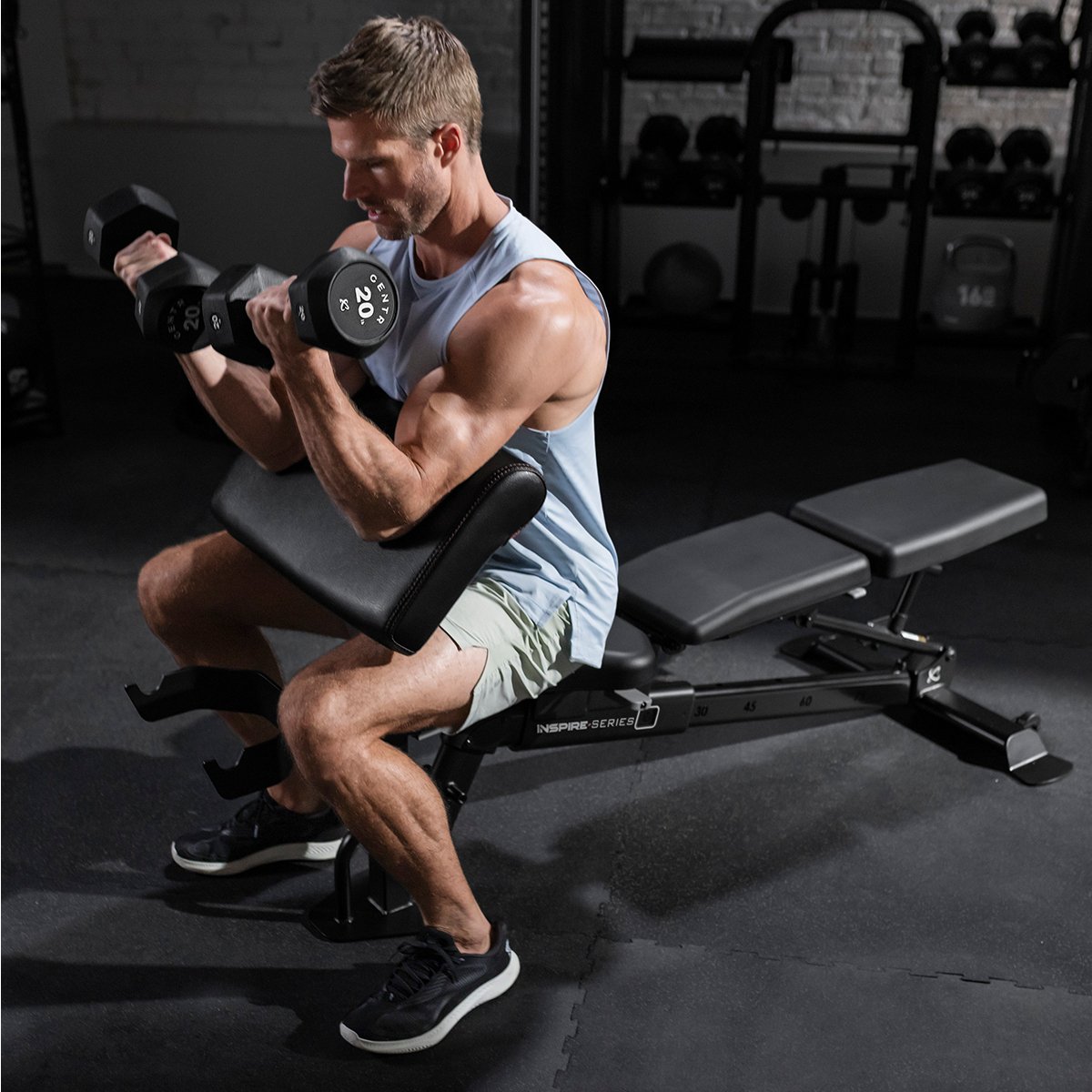 Inspire Series FID7 PRO Adjustable Bench - Centrcentrllc