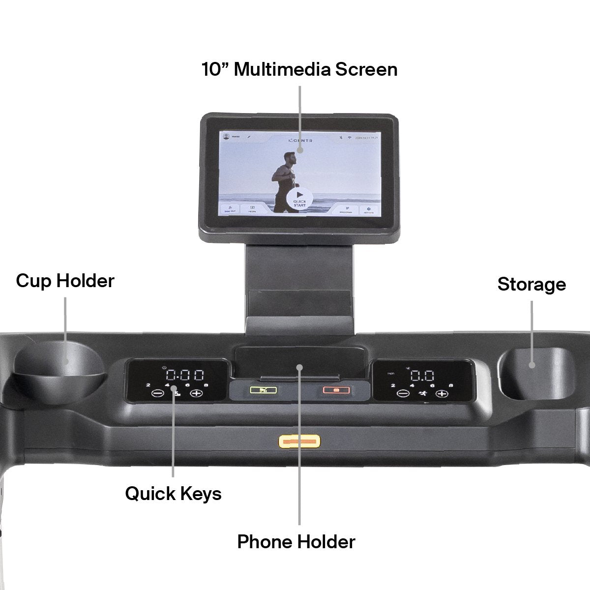 Inspire Series T4s Folding Treadmill - Centrcentrllc