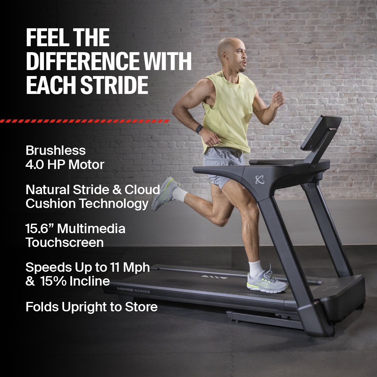 Inspire Series T5s Treadmill - Centrcentrllc