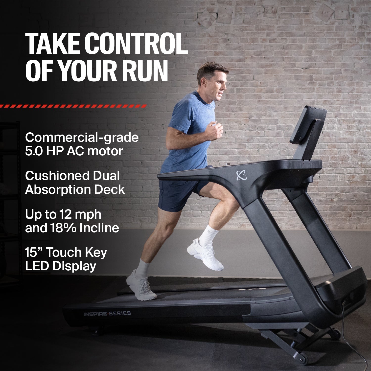 Inspire Series T7 Treadmill - Centrcentrllc